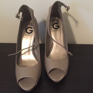Guess Peep Toe Heels with Ankle Strap